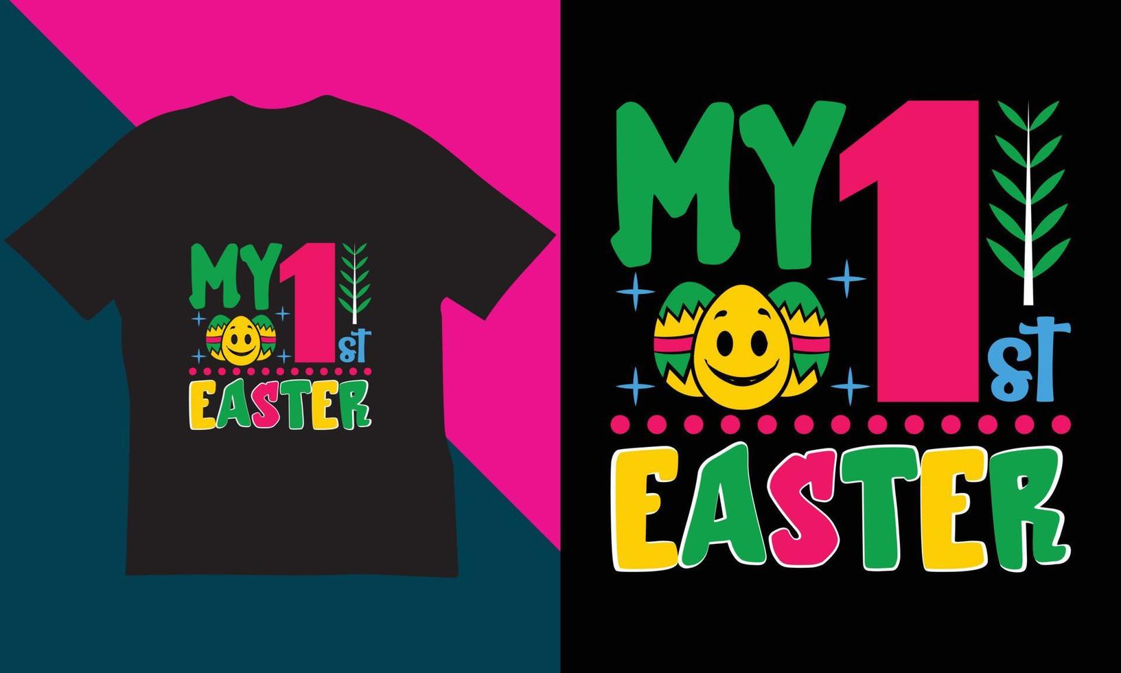 Easter Day T-Shirt design Design vector