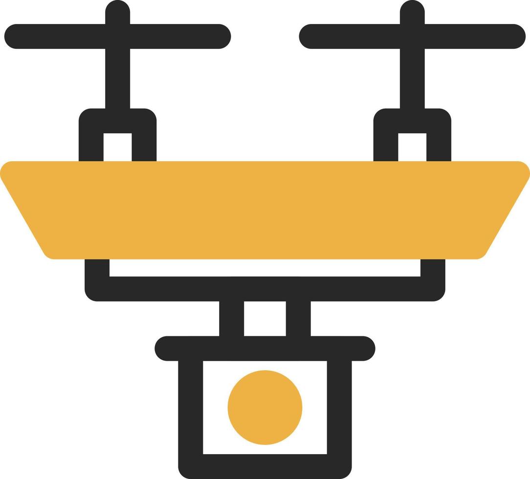 Camera Drone Vector Icon Design