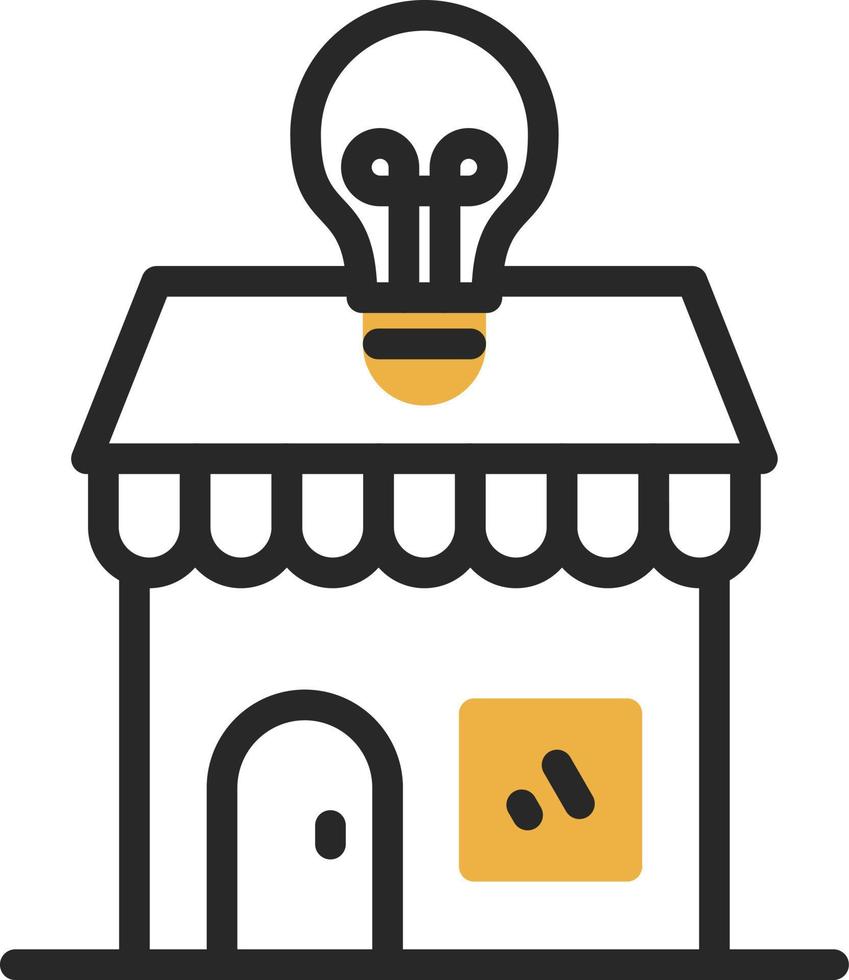 Electronics Shop Vector Icon Design