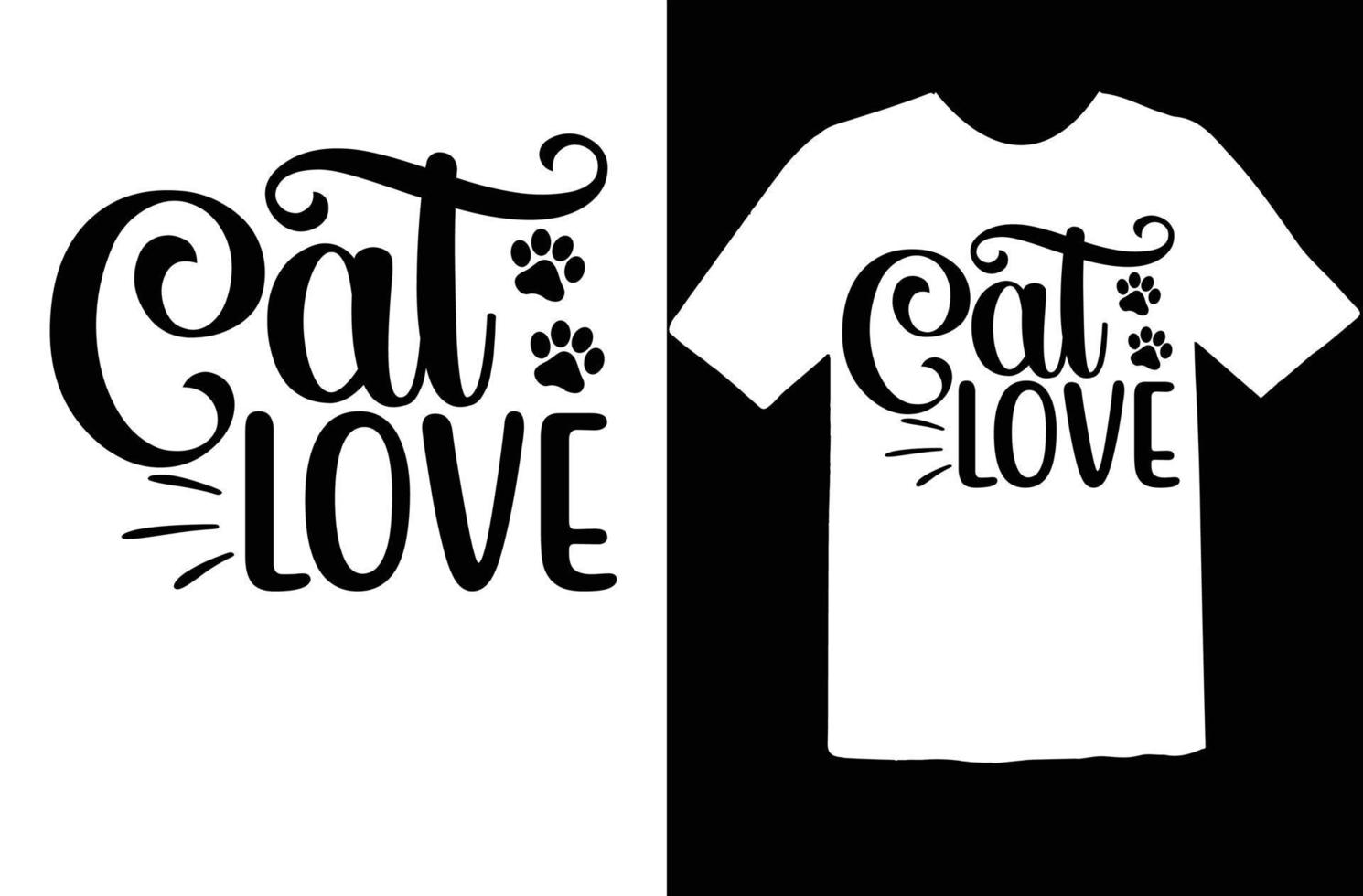 Cat svg t shirt design vector