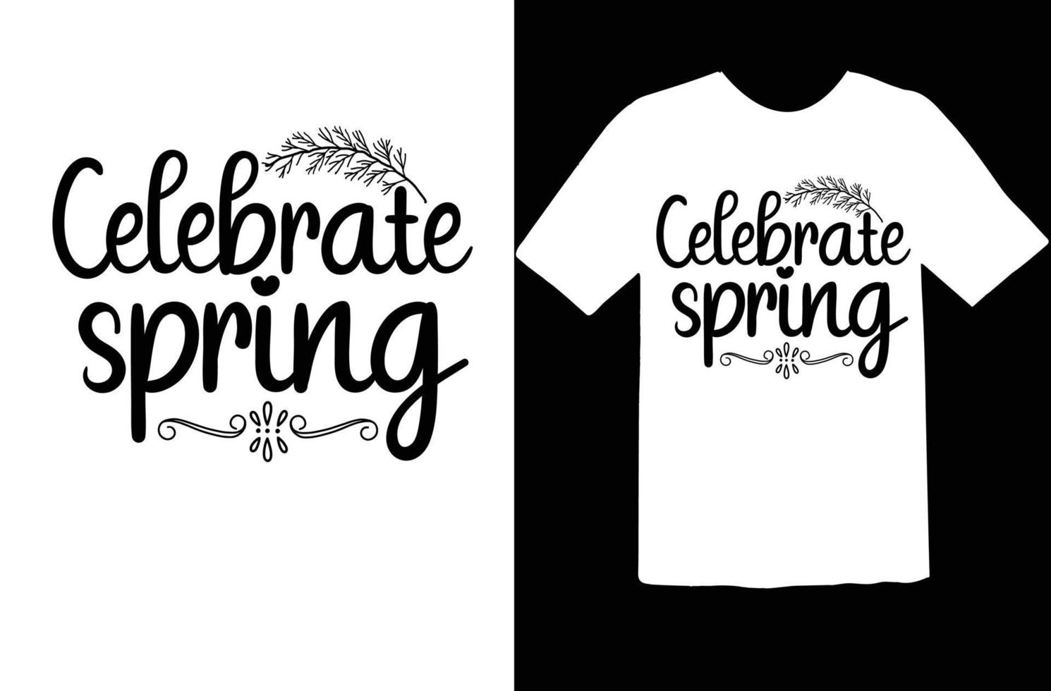 Spring svg t shirt design vector