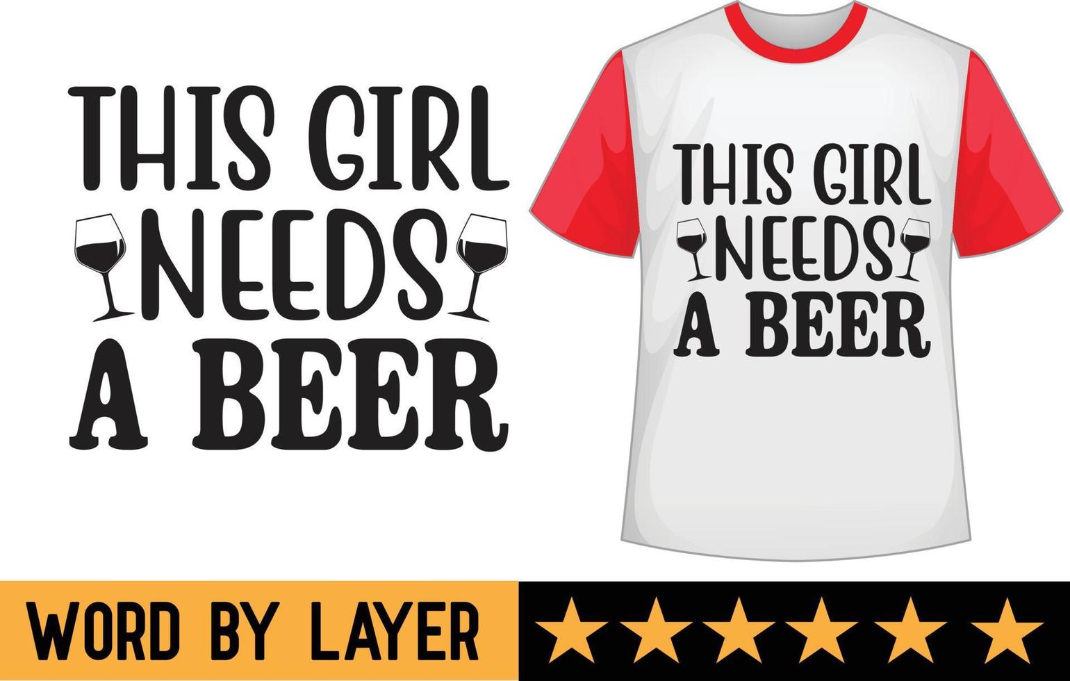 Beer svg t shirt design vector