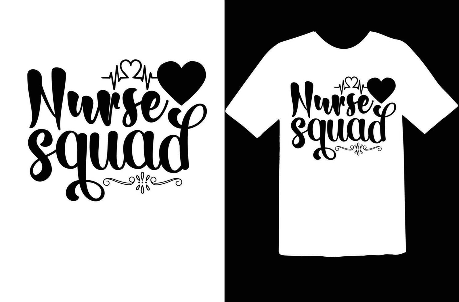 Nurse svg t shirt design vector