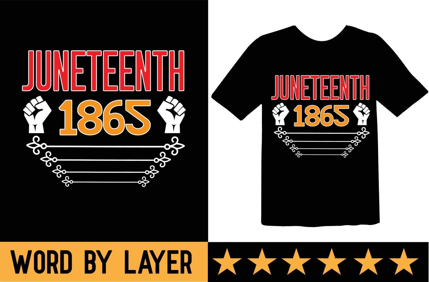 Juneteenth svg t shirt design vector