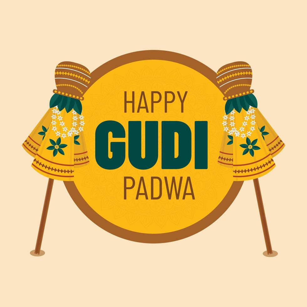 Free vector happy gudi padwa