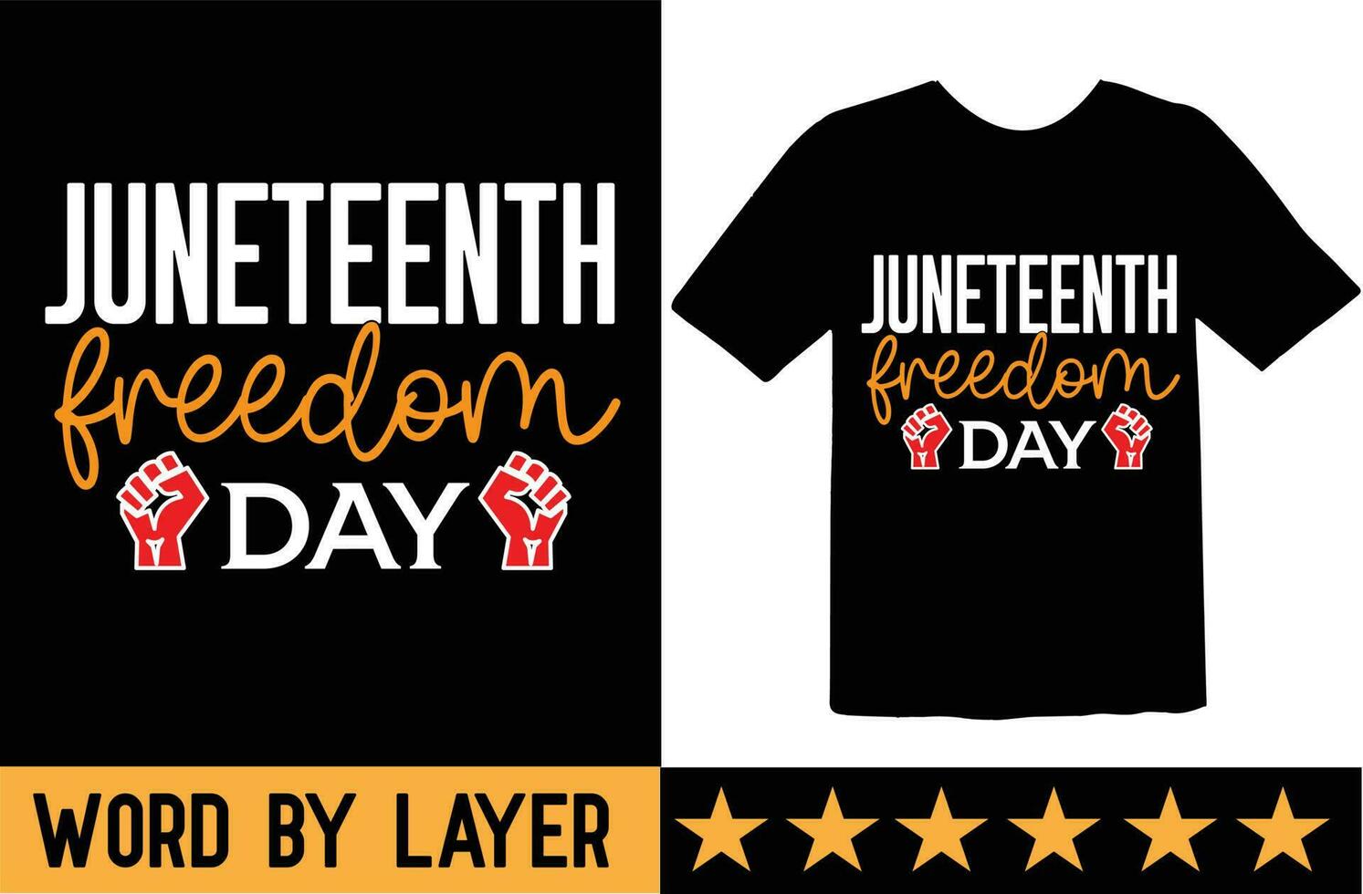 Juneteenth svg t shirt design vector