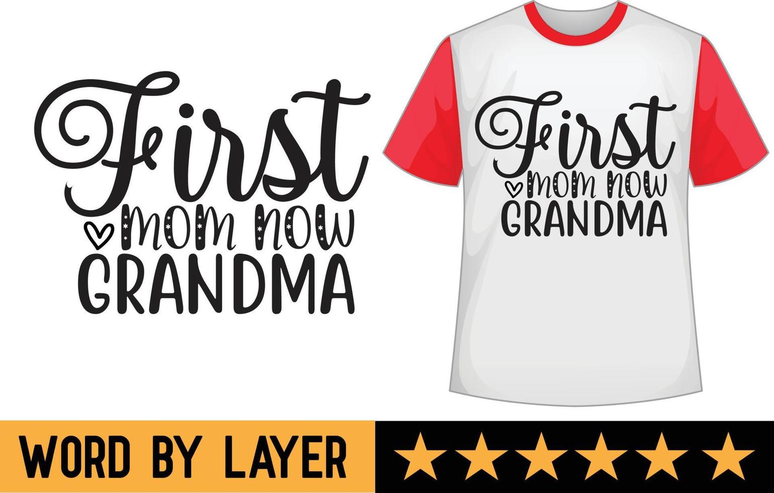 abuela svg t camisa diseño vector