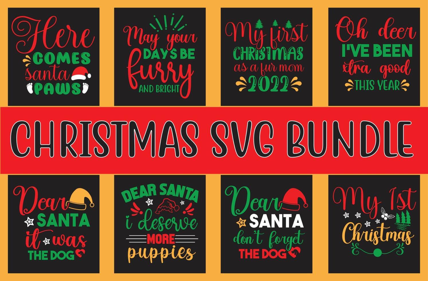 Christmas svg t shirt design vector