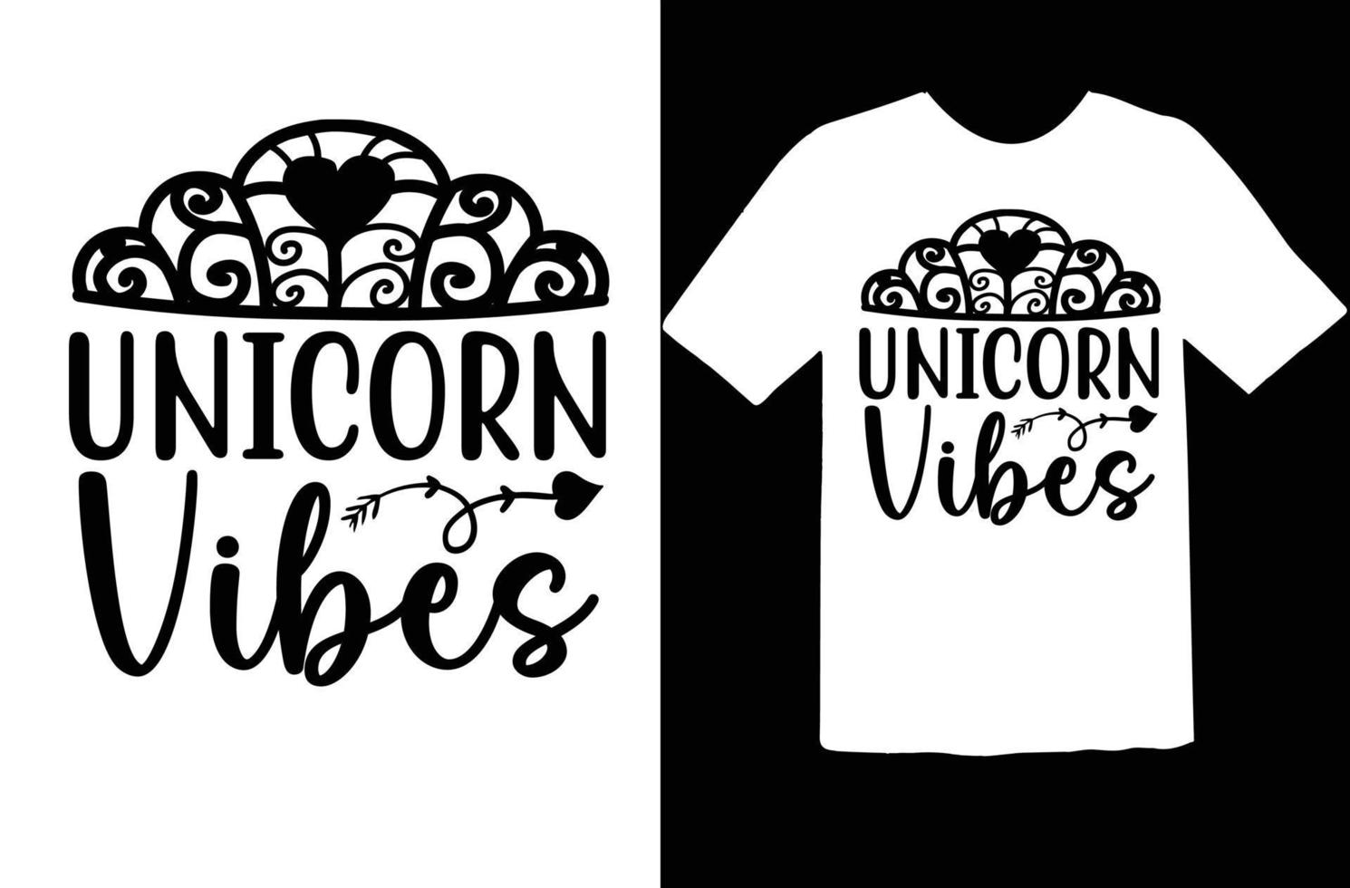 unicornio svg t camisa diseño vector