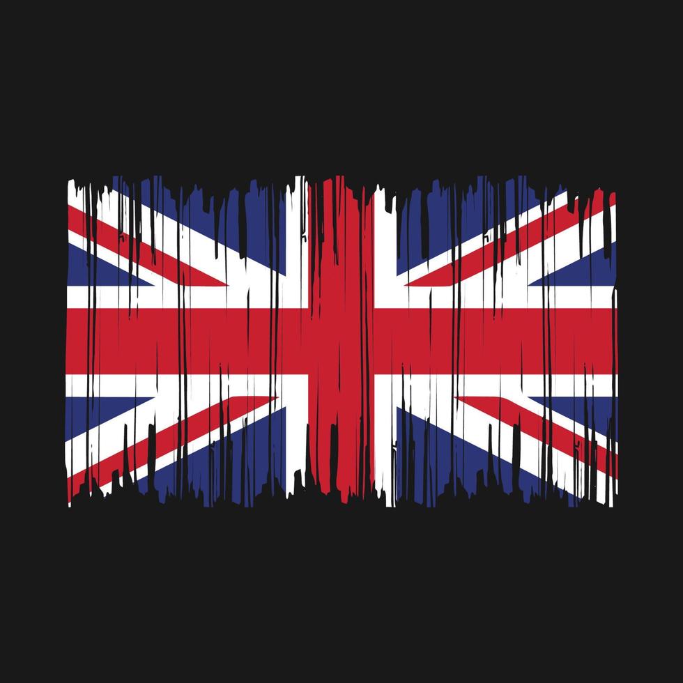 UK Flag Brush vector