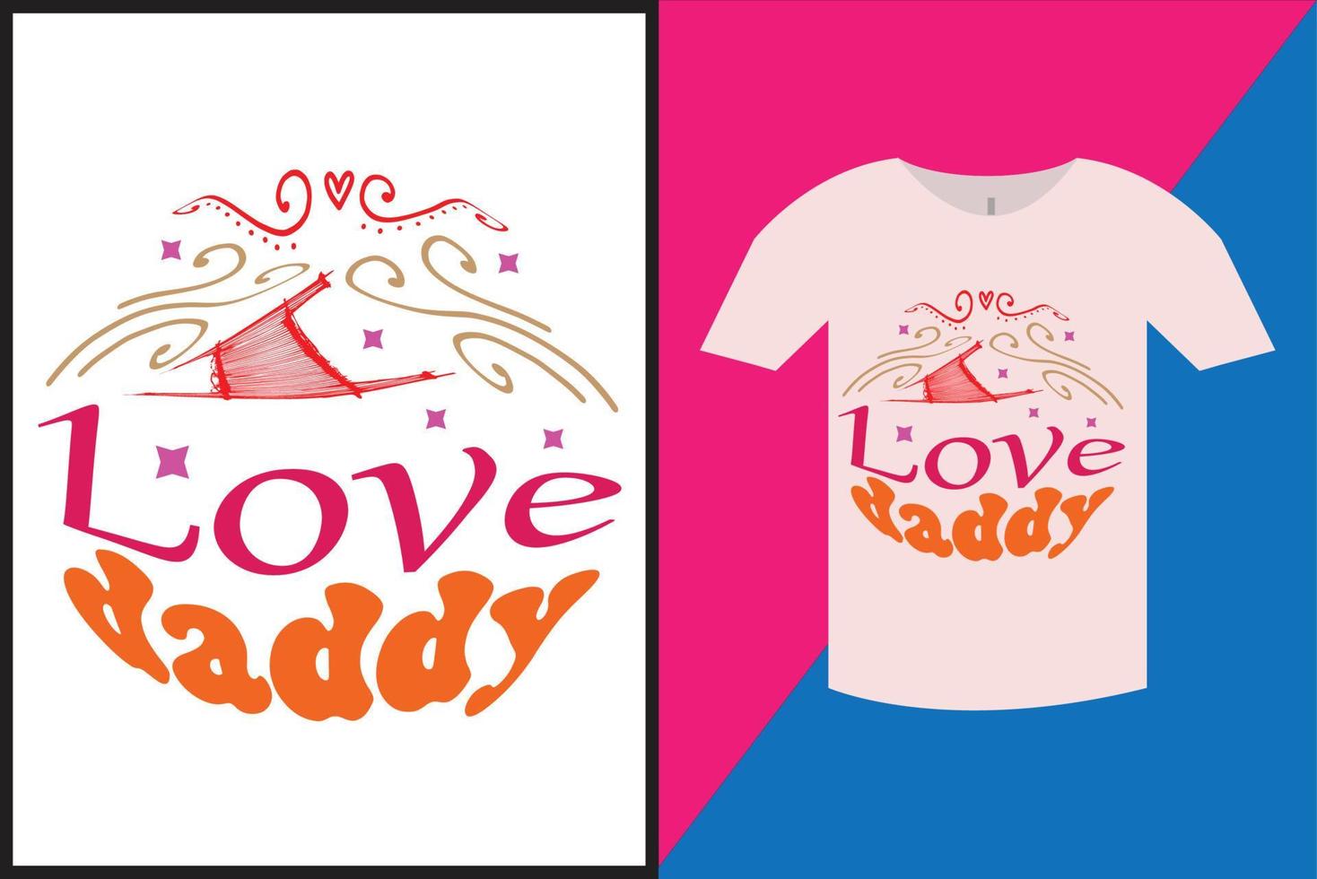 Valentines Day T-shirt Design vector