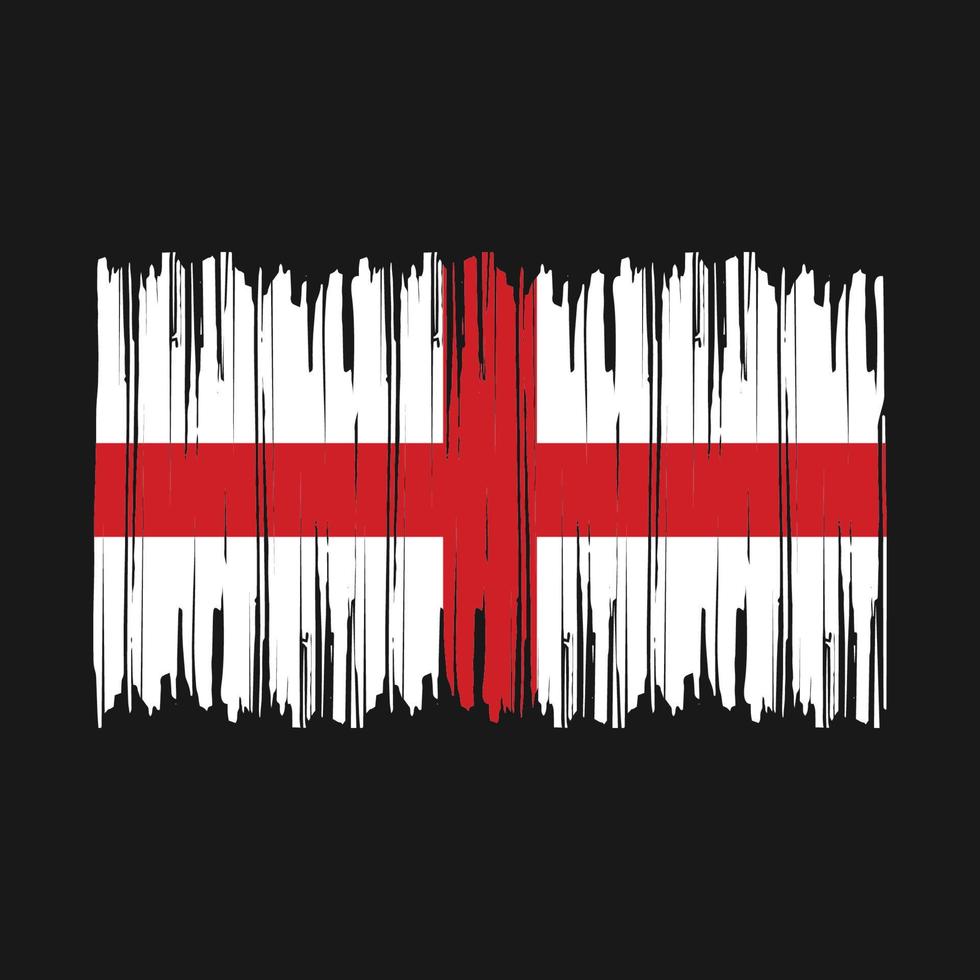 England Flag Brush vector