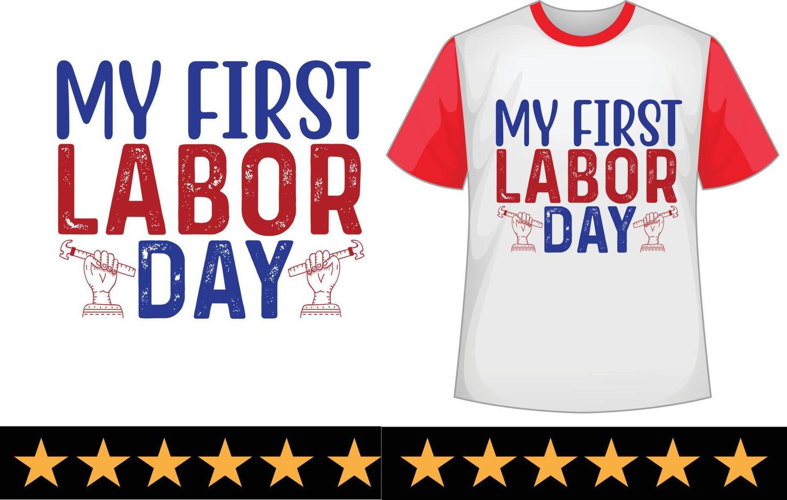 Labor day svg t shirt design vector