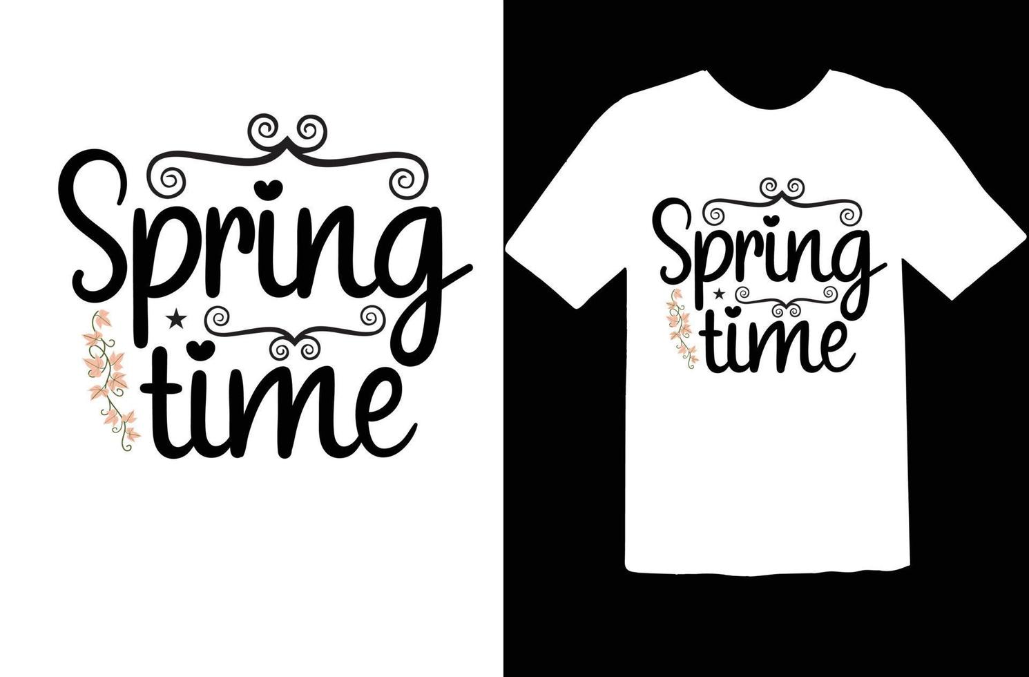 Spring svg t shirt design vector