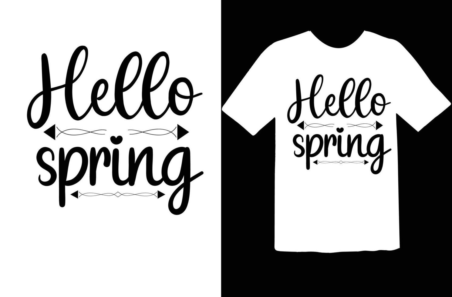 Spring svg t shirt design vector