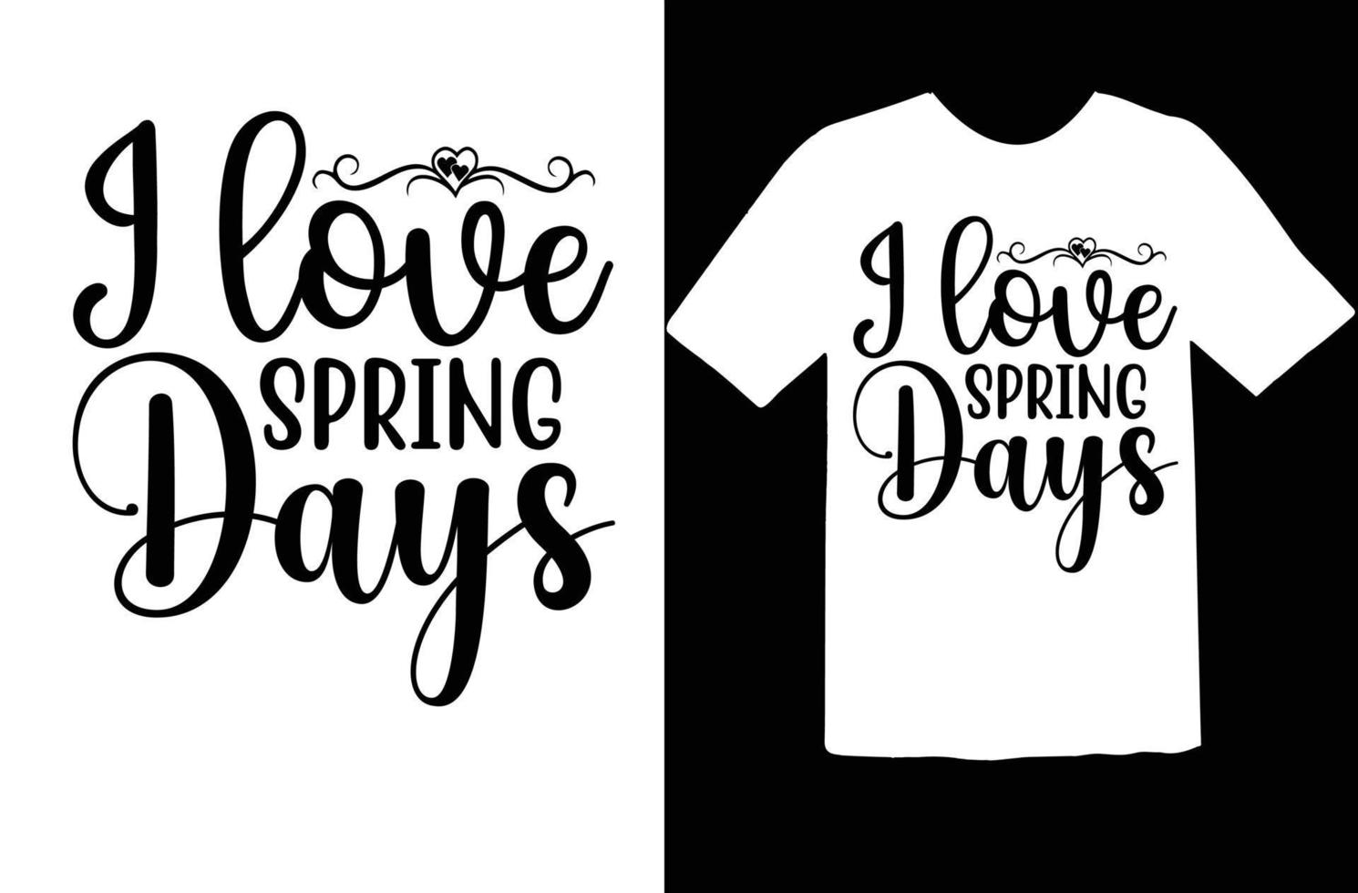 Spring svg t shirt design vector