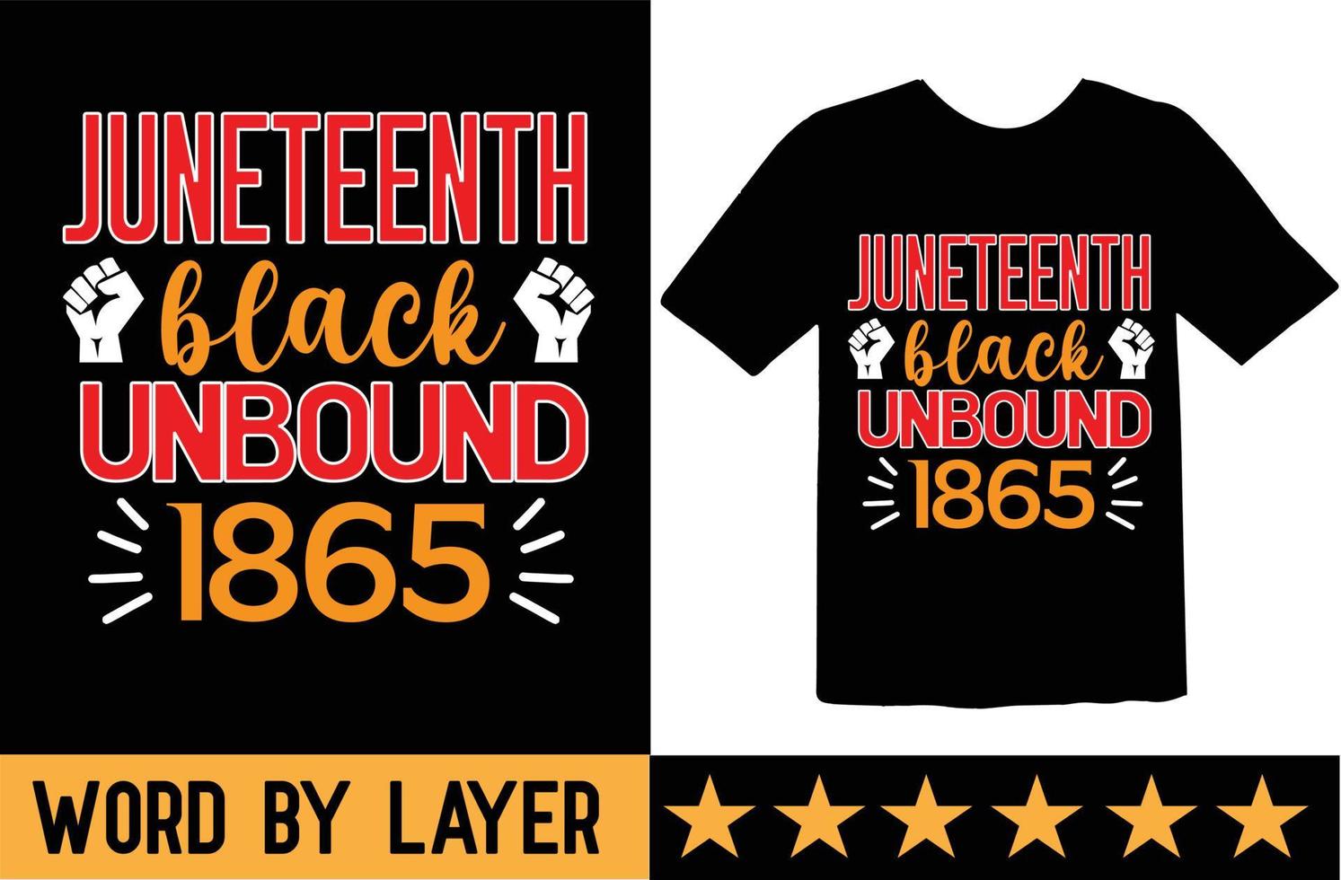 Juneteenth svg t shirt design vector