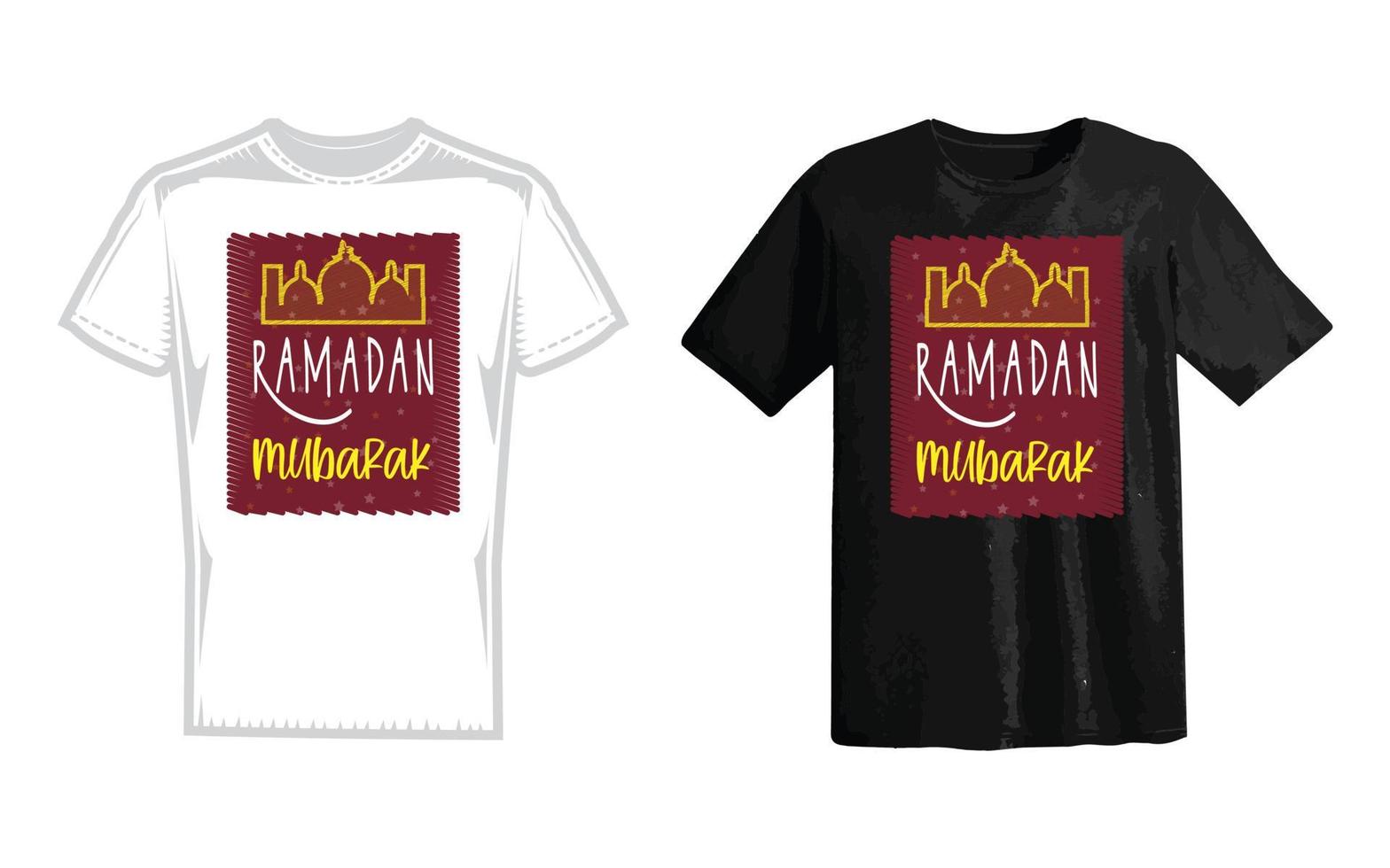 Ramada and Eid T-Shirt Design vector