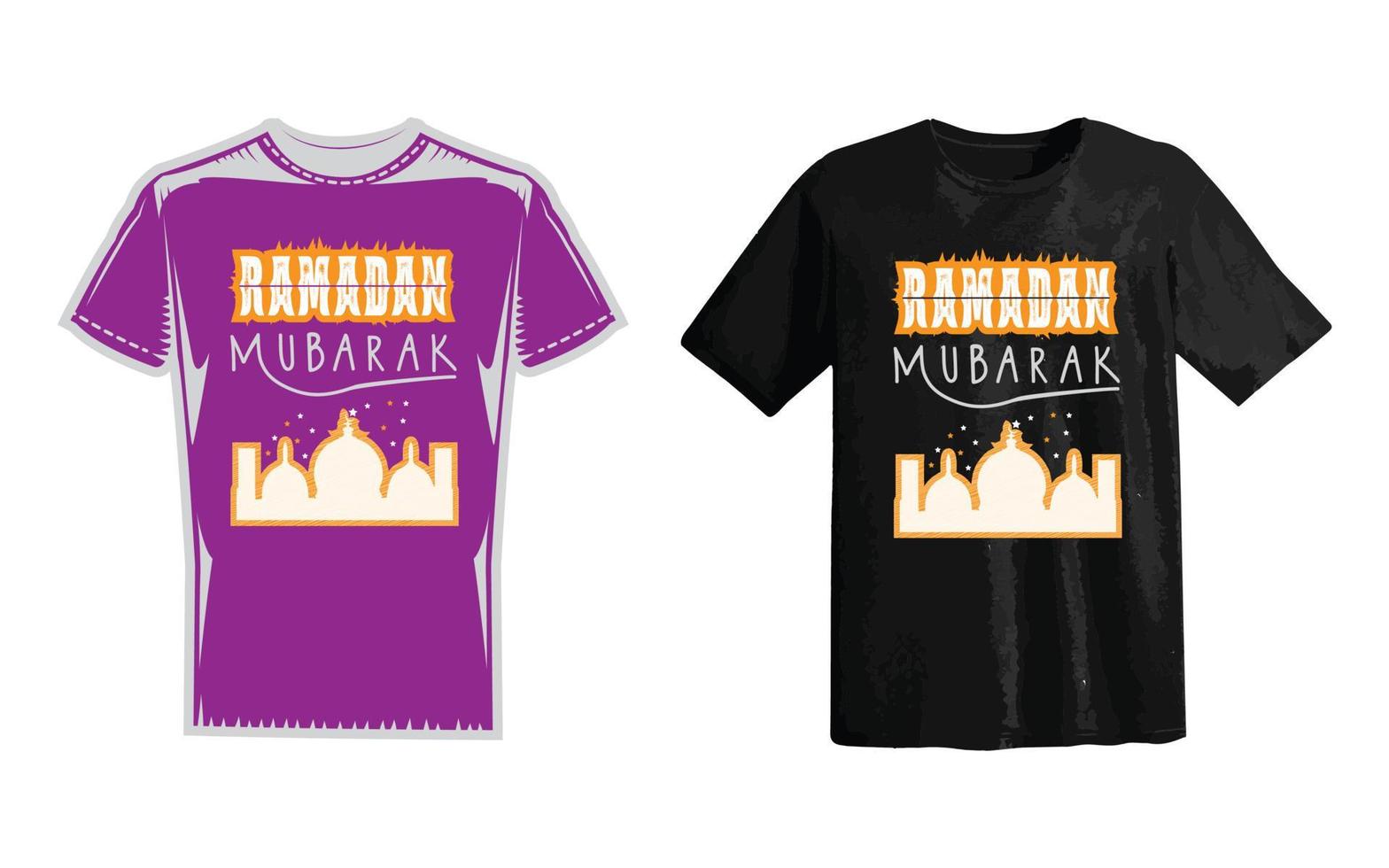 Ramada and Eid T-Shirt Design vector