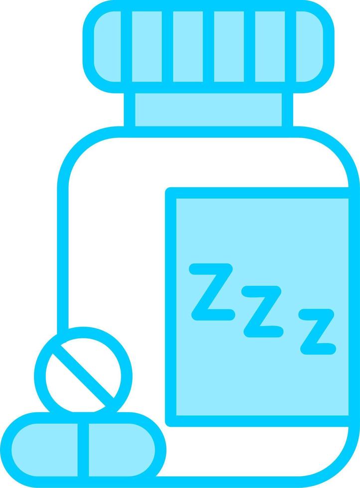 Sleeping Pills Vector Icon