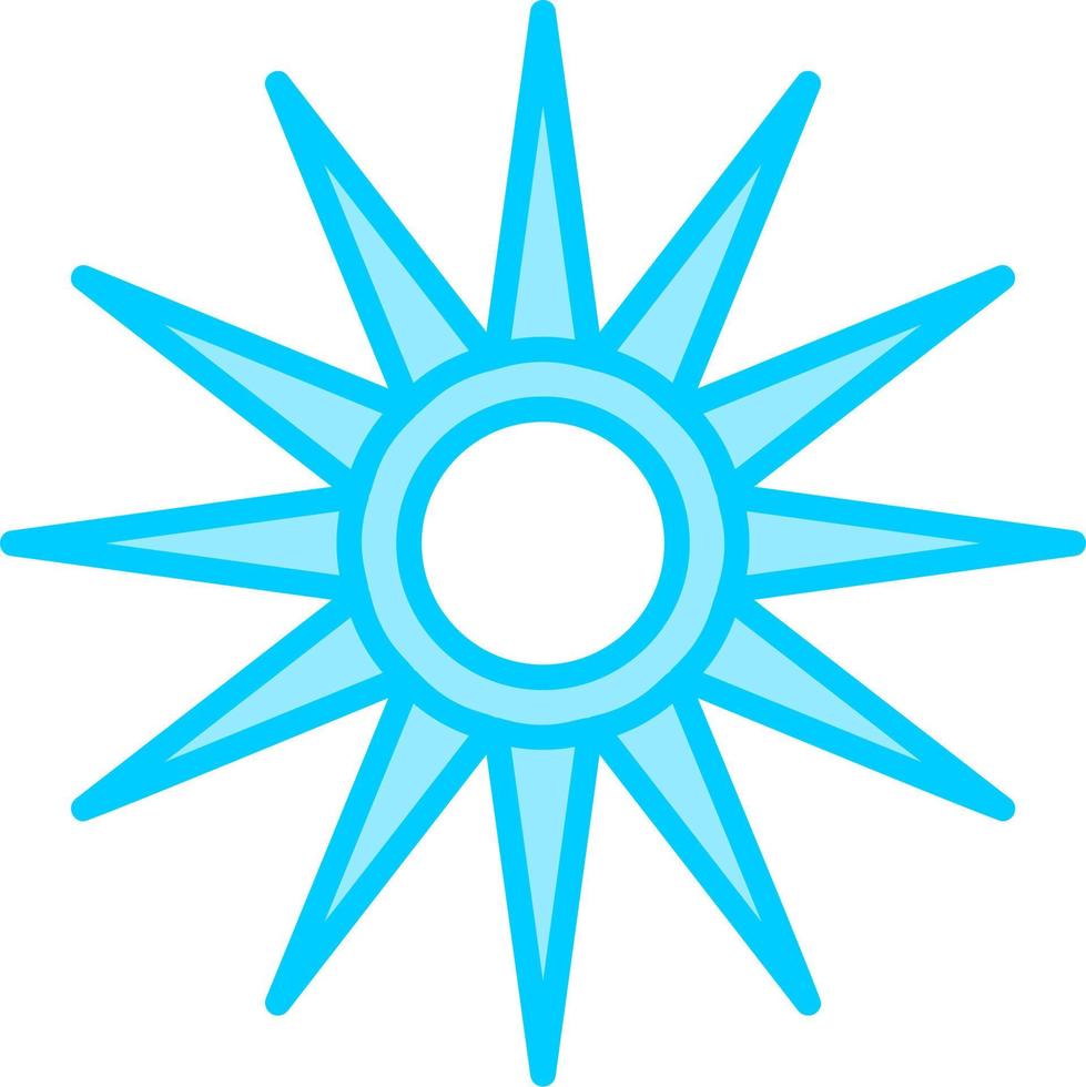 Optical Raditon Vector Icon