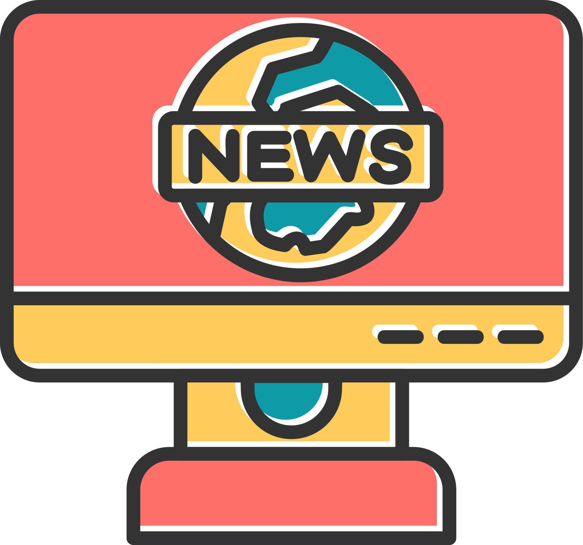 News Report Vector Icon 20478351 Vector Art at Vecteezy