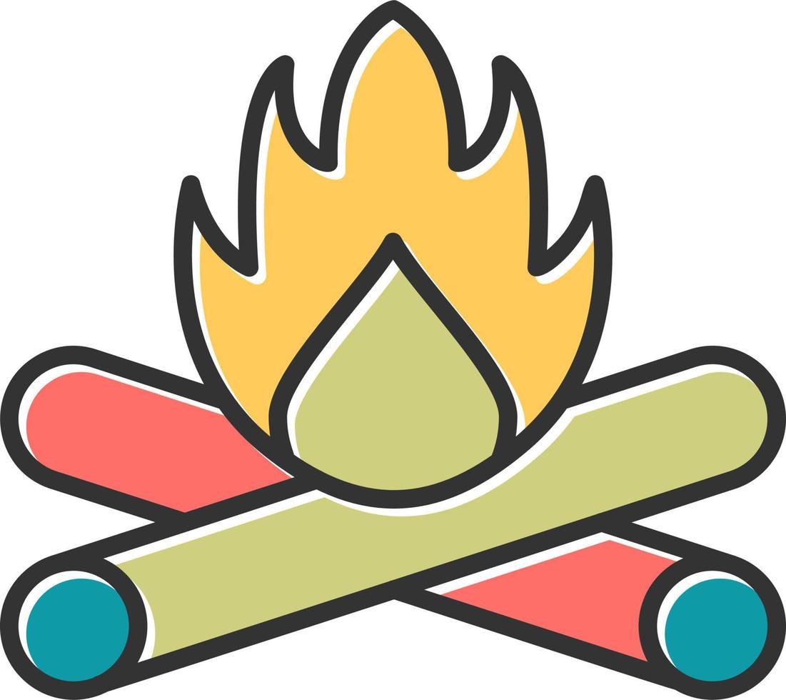 Campfire Vector Icon