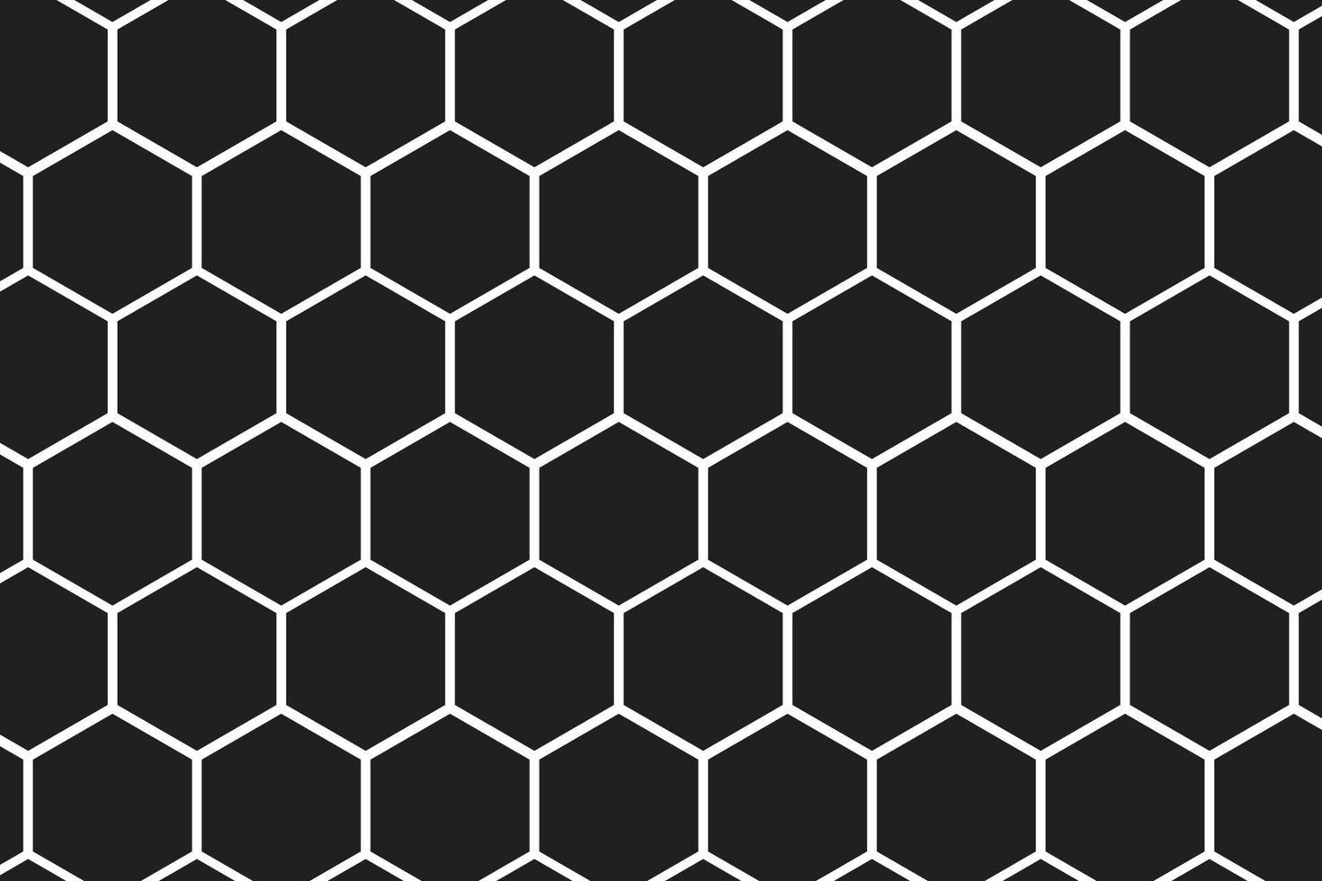 abstract black geometric hexagon pattern. vector