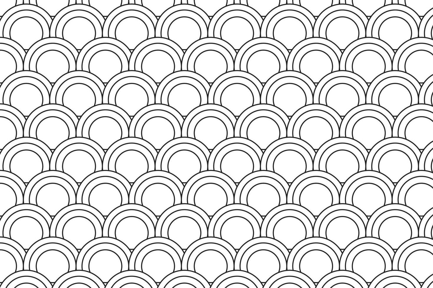 abstract traditional oriental wave pattern. vector