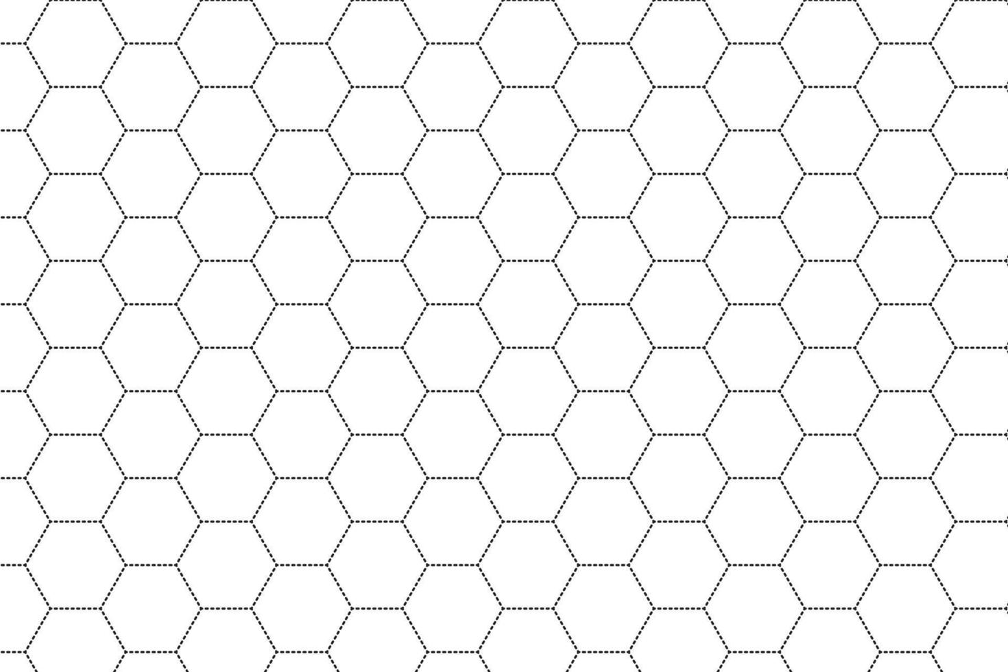 abstract simple geometric dot hexagon pattern. vector