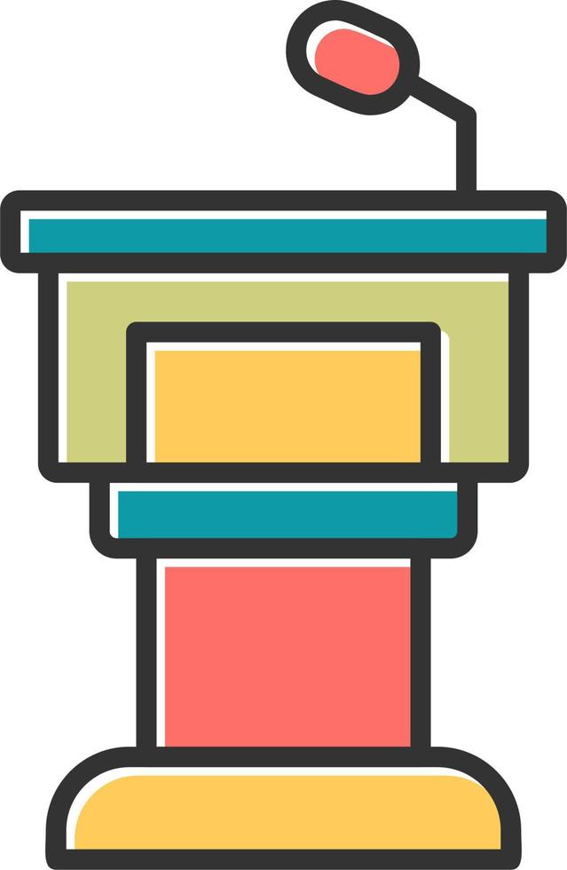 Podium Vector Icon