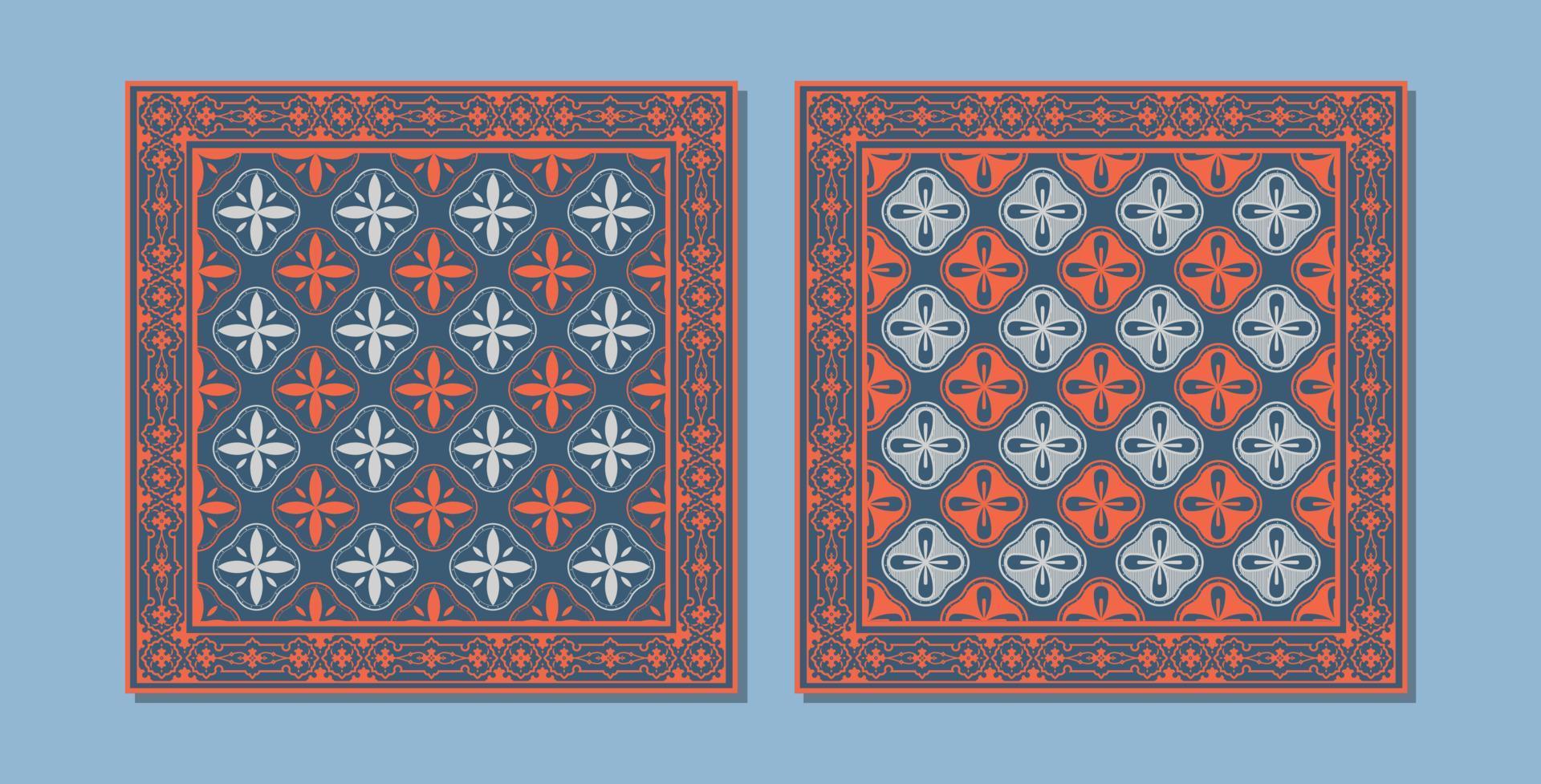 Pattern design motif line ornament vector