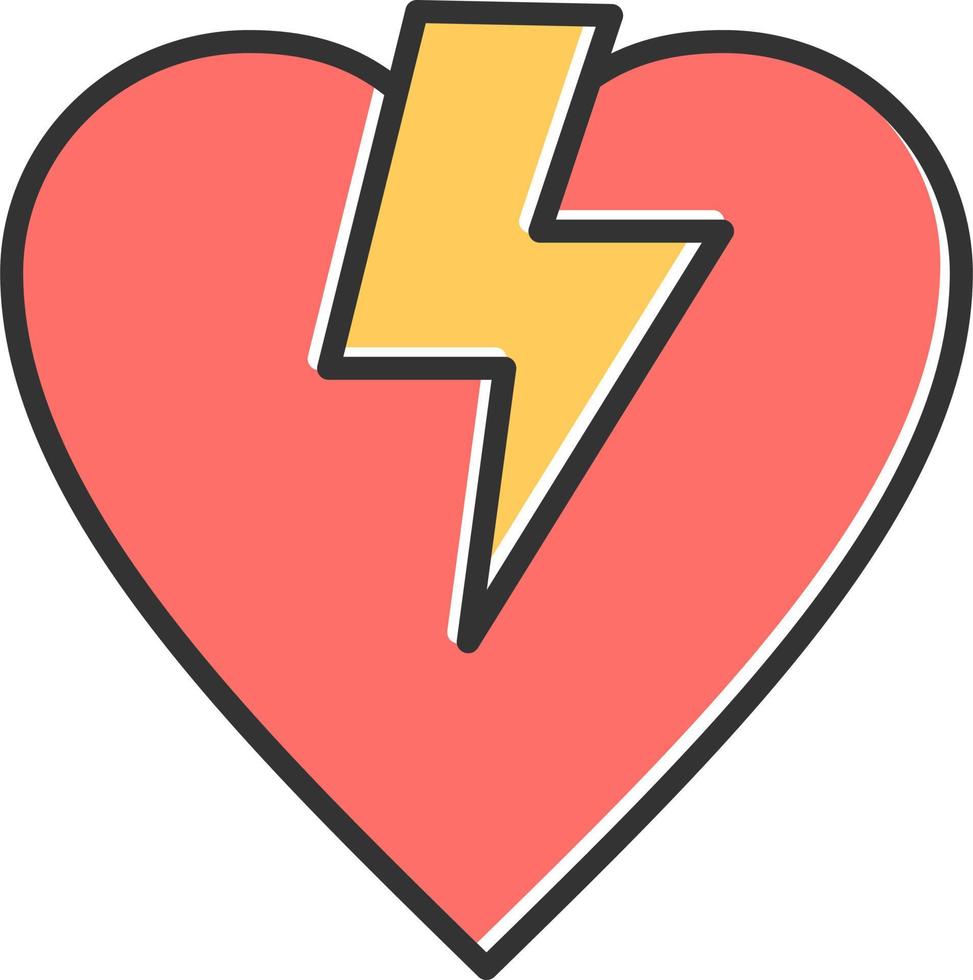 Broken Heart Vector Icon