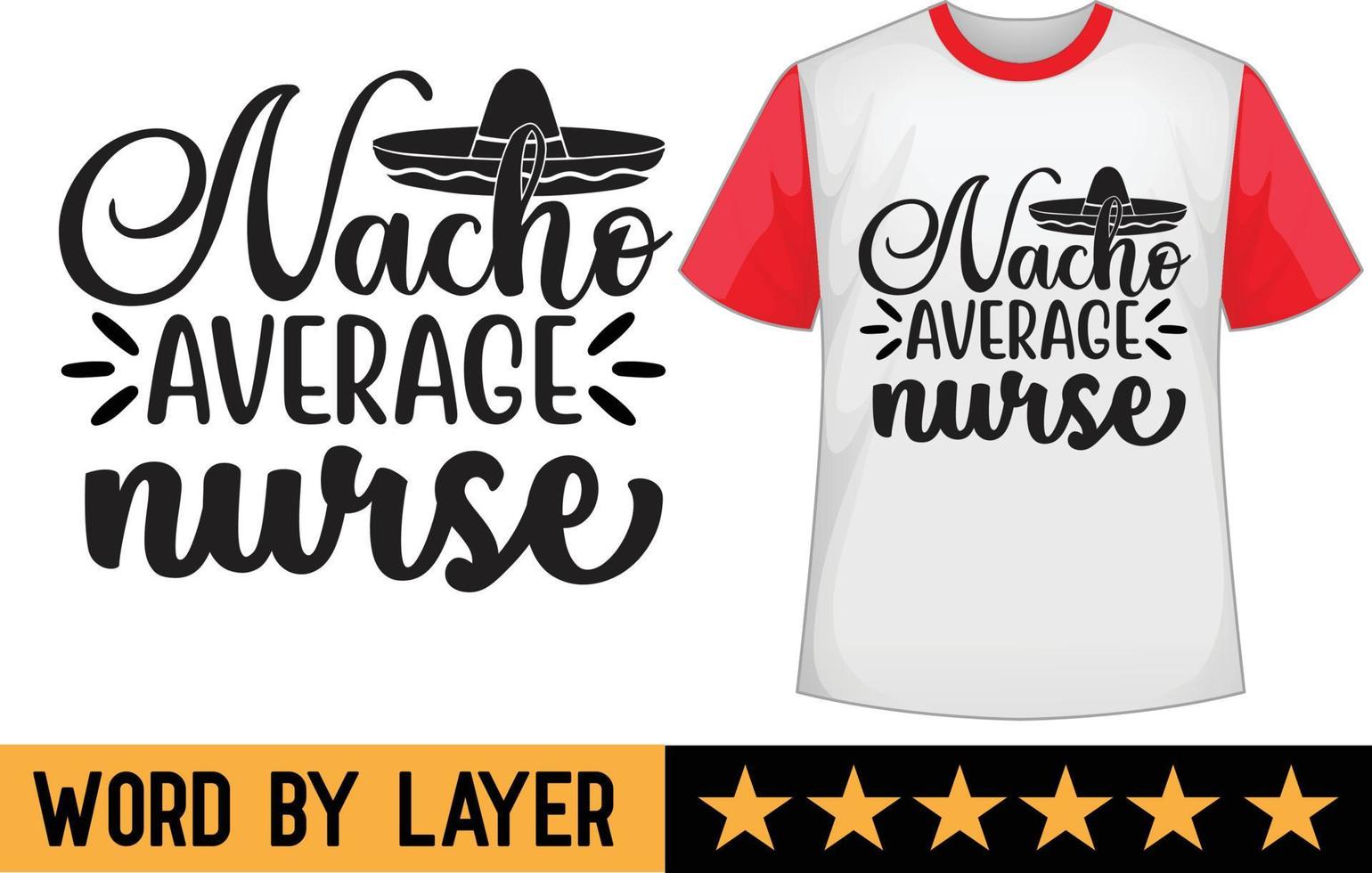 enfermera svg diseño de camiseta vector