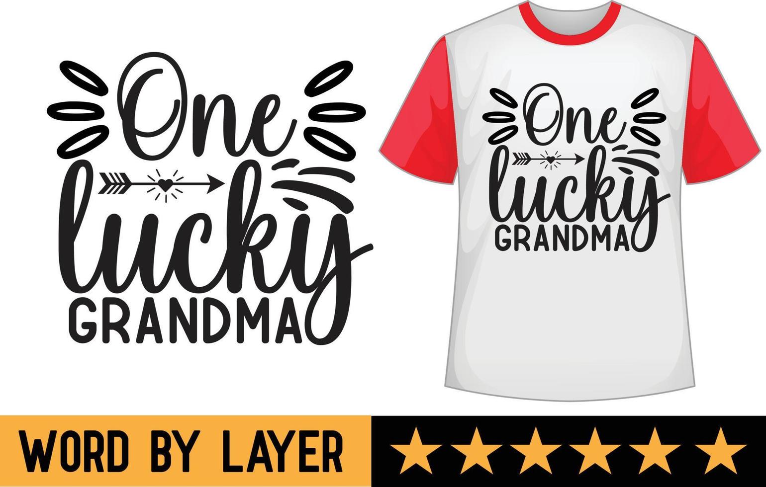 abuela svg t camisa diseño vector