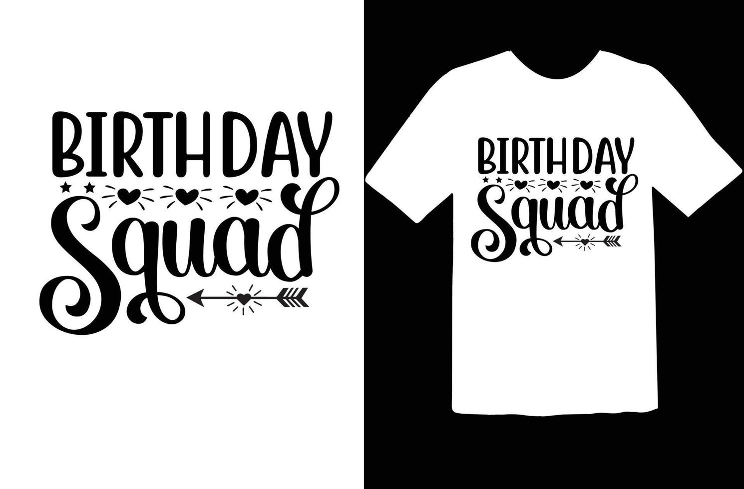 Birthday svg t shirt design vector