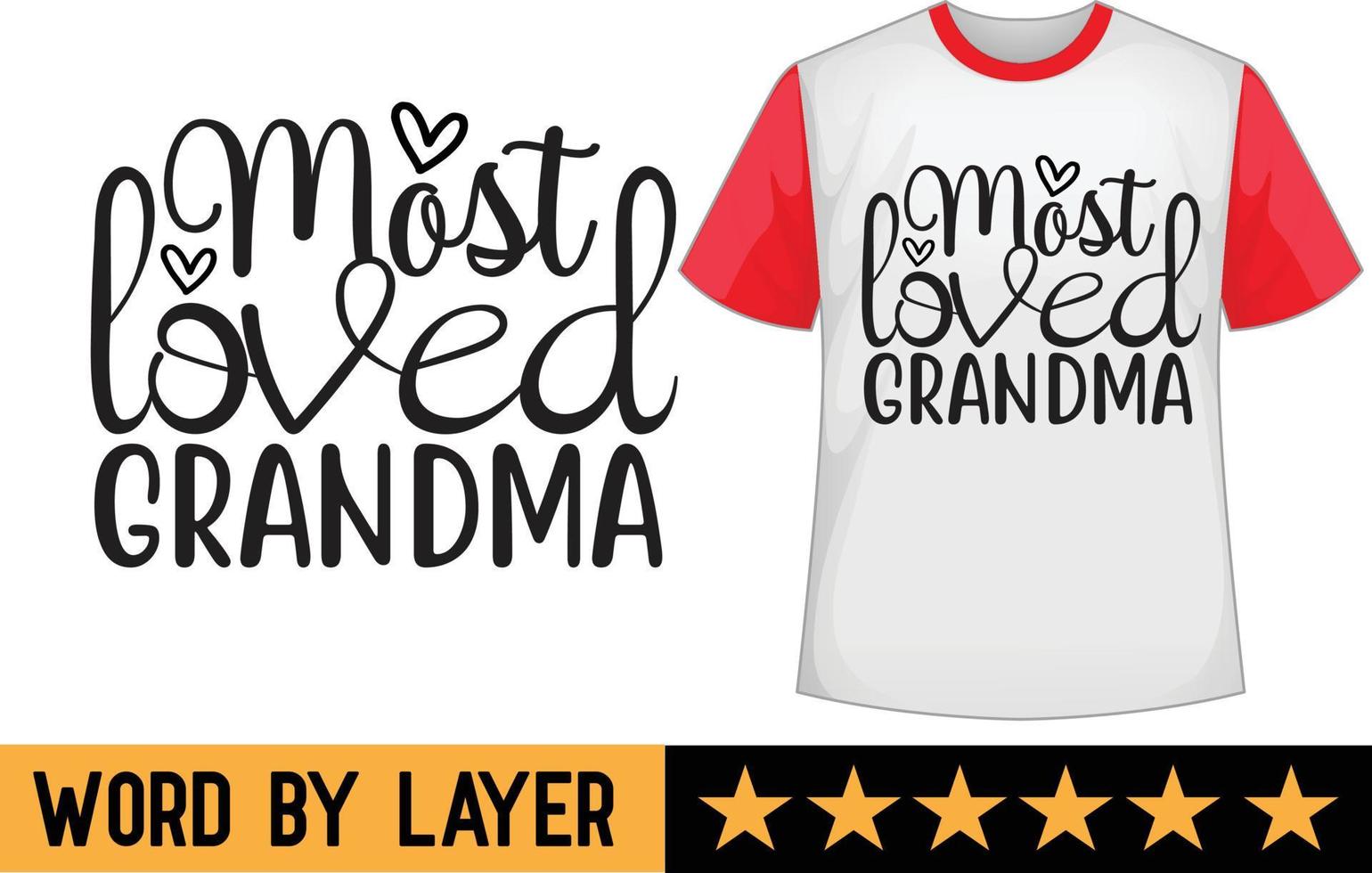 abuela svg t camisa diseño vector