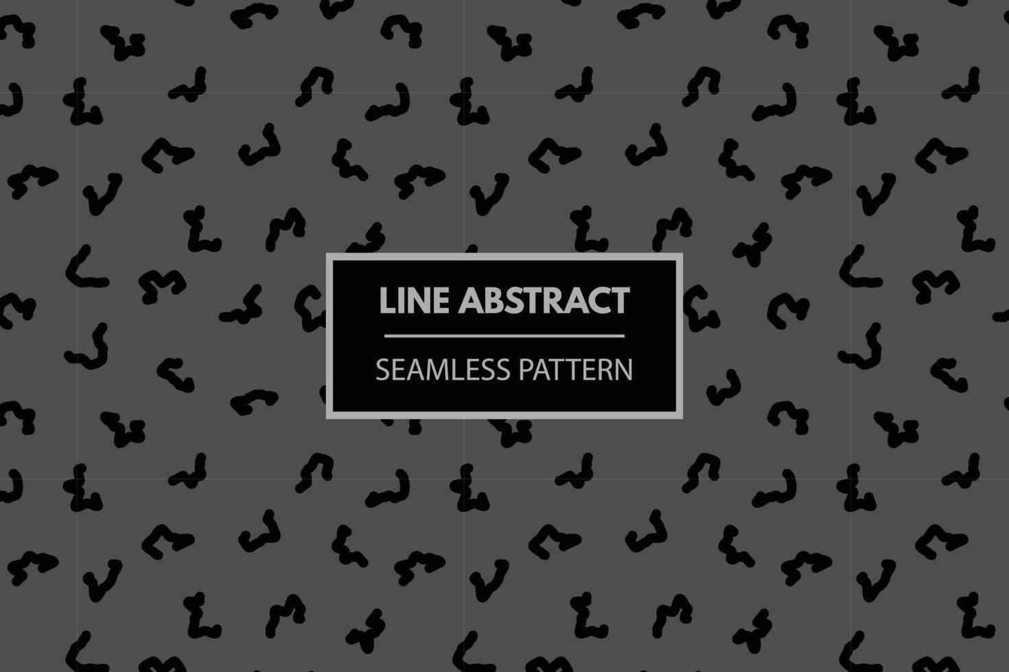 Short squiggly wiggly black lines seamless repeat vector swatch pattern dark background