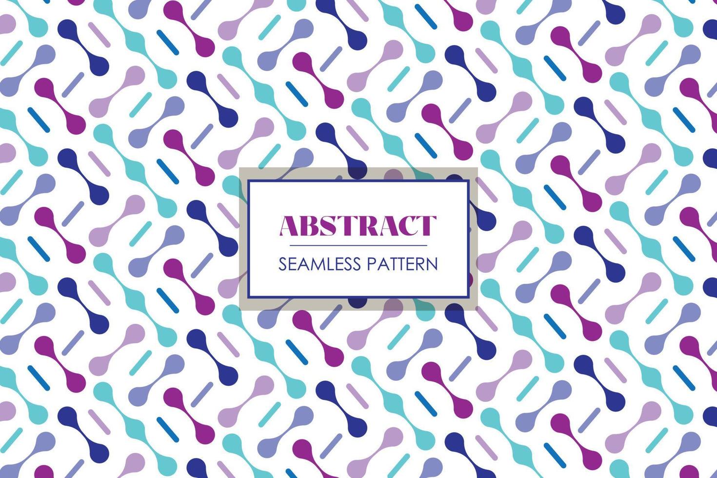 Circle and line geometric abstract shapes transparent swatch pattern with white rectangular shape background vector