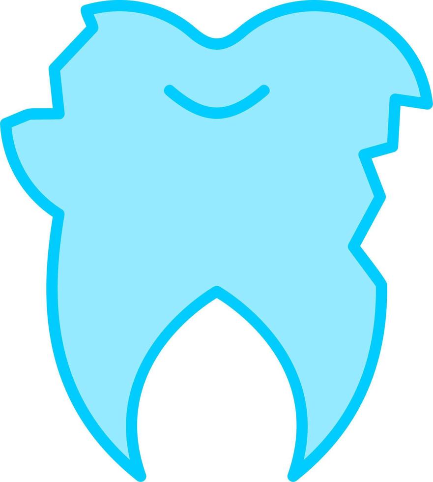 Broken Tooth Vector Icon