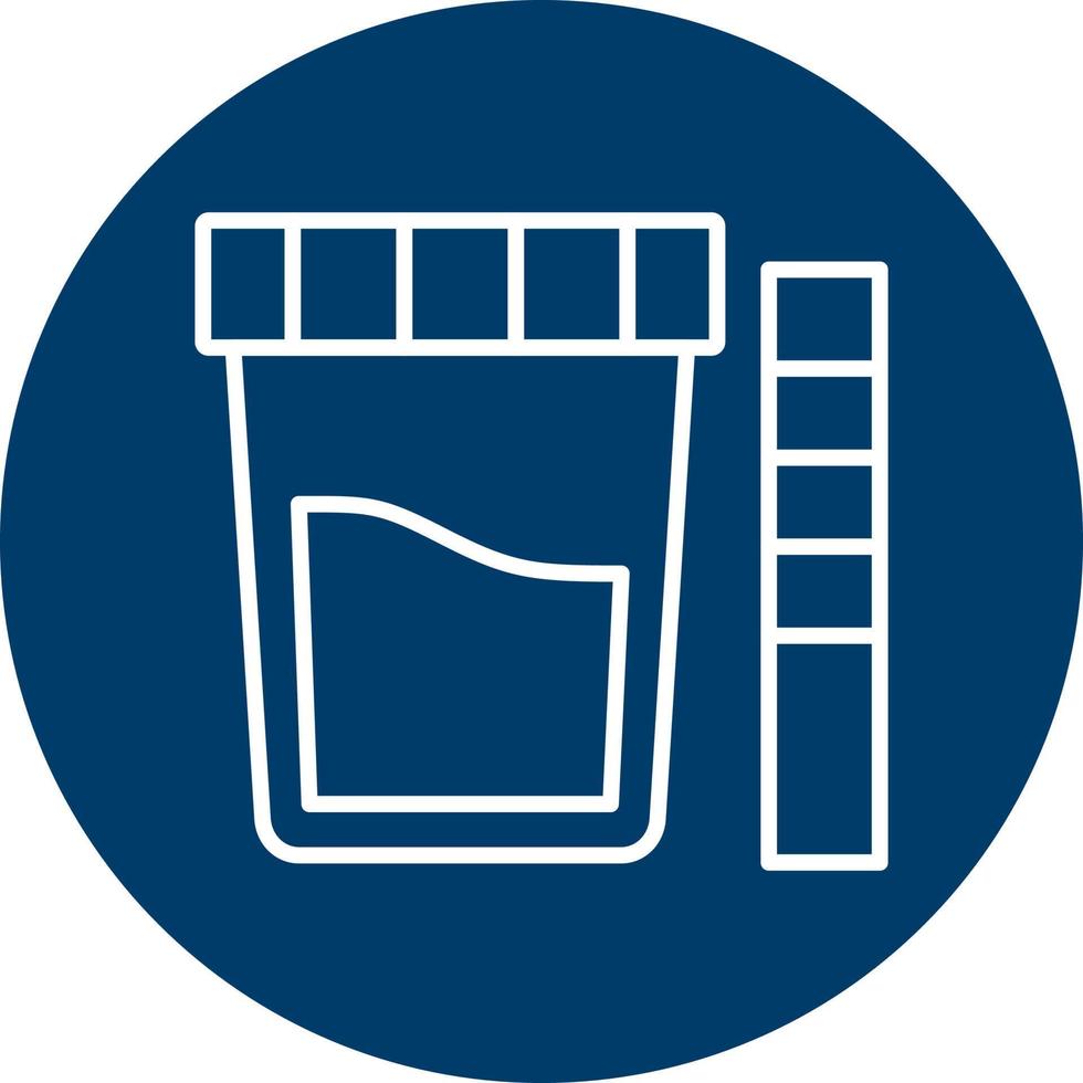 Urine Test Vector Icon