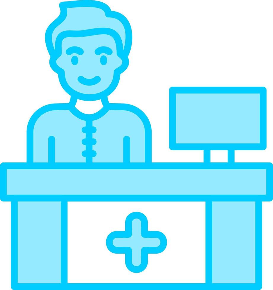 Receptionist Vector Icon