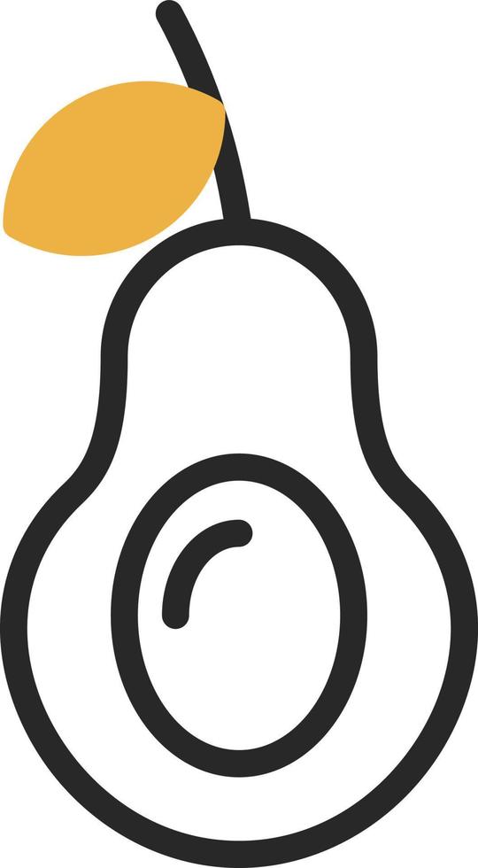 Avocado Vector Icon Design