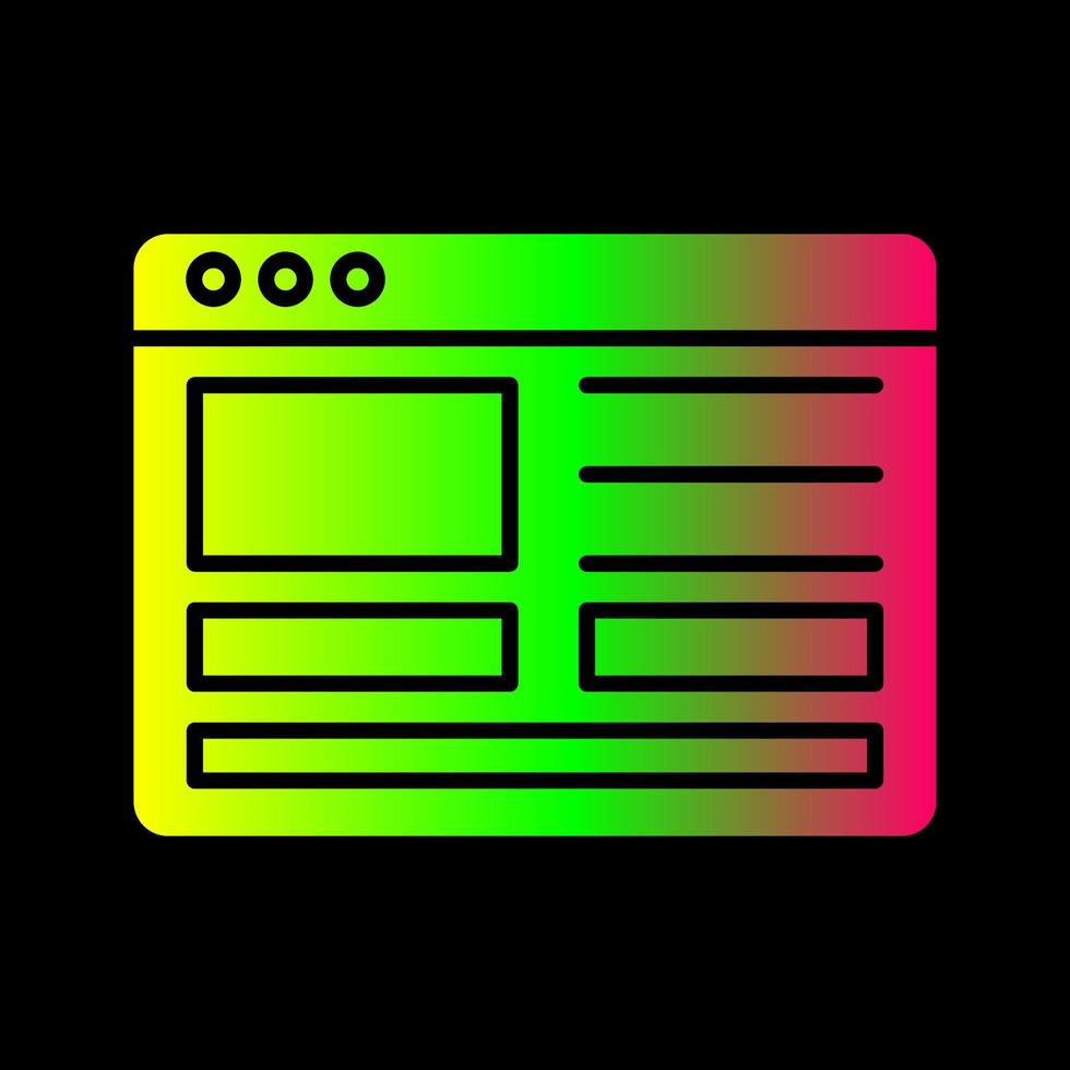 Web Design Vector Icon