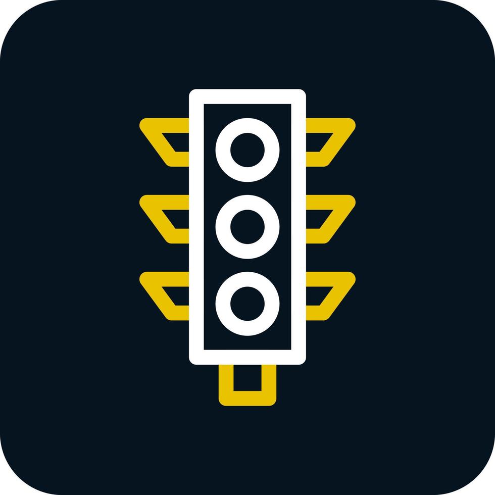 Traffic Light Vector Icon Design