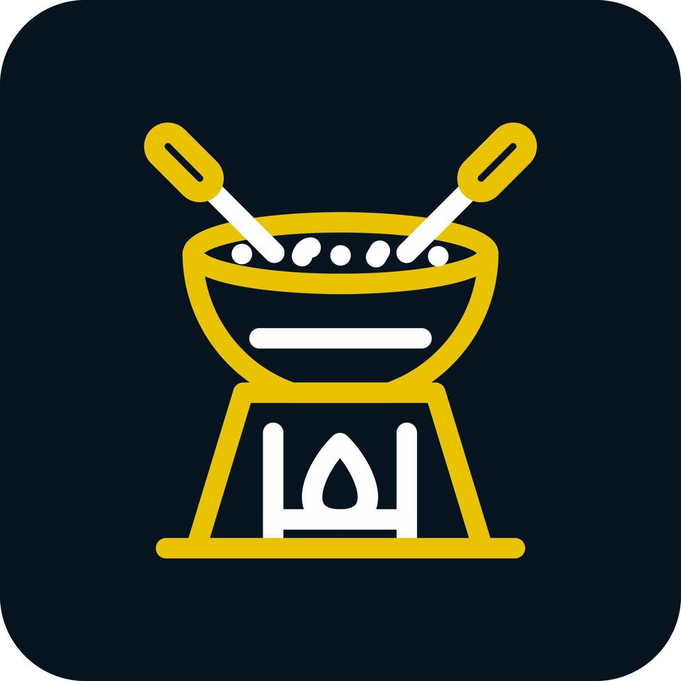 Fondue Vector Icon Design