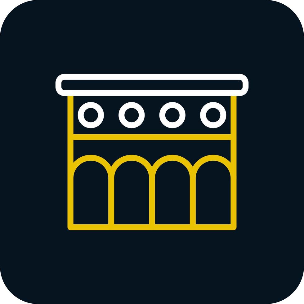 Aqueduct Vector Icon Design
