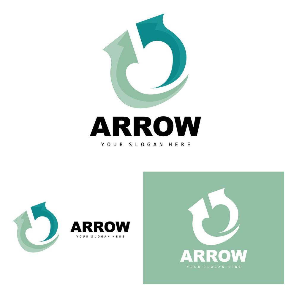 Arrow Direction Logo, Directional Direction Vector Icon, A Letter Model Design