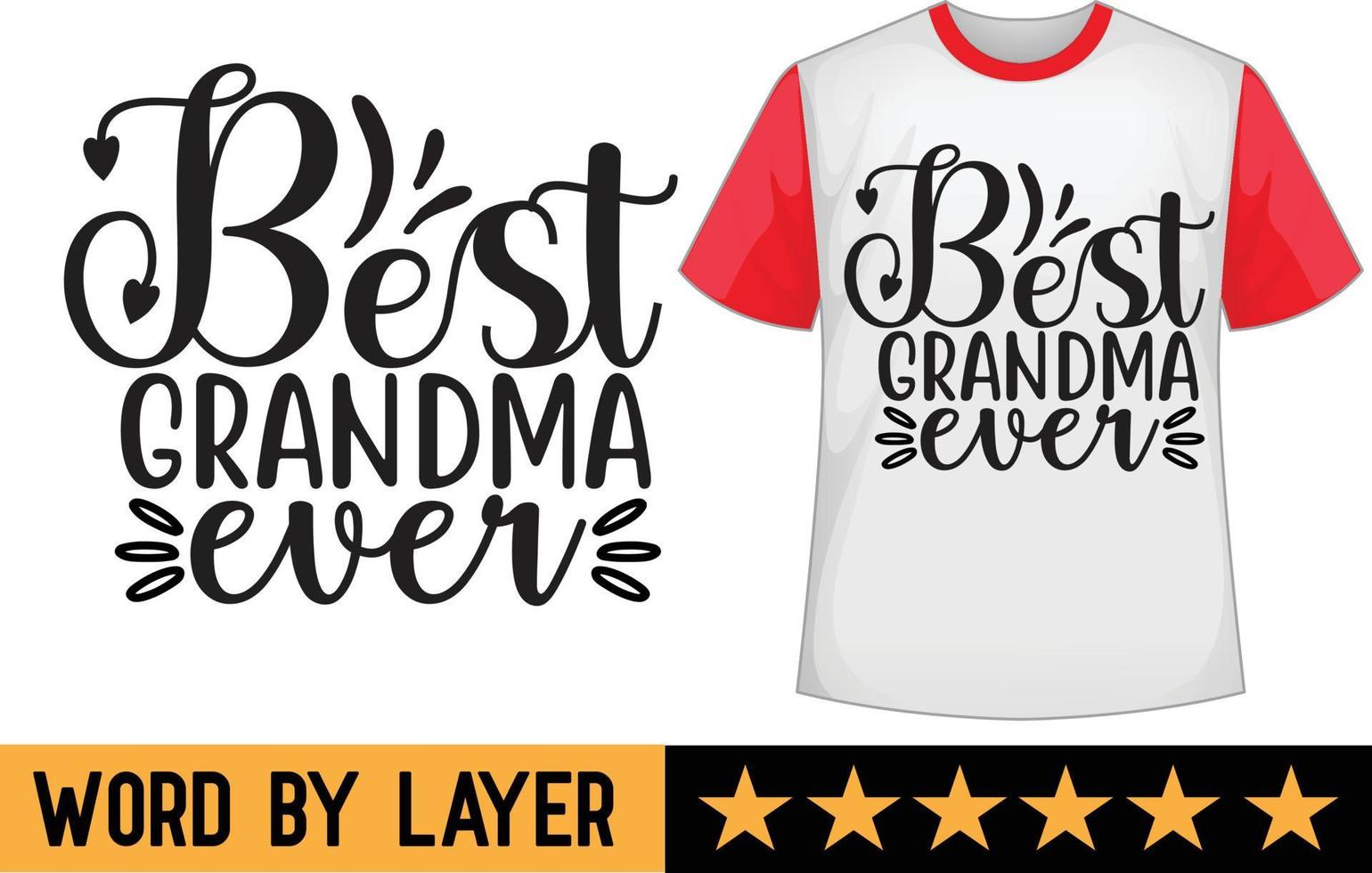 abuela svg t camisa diseño vector