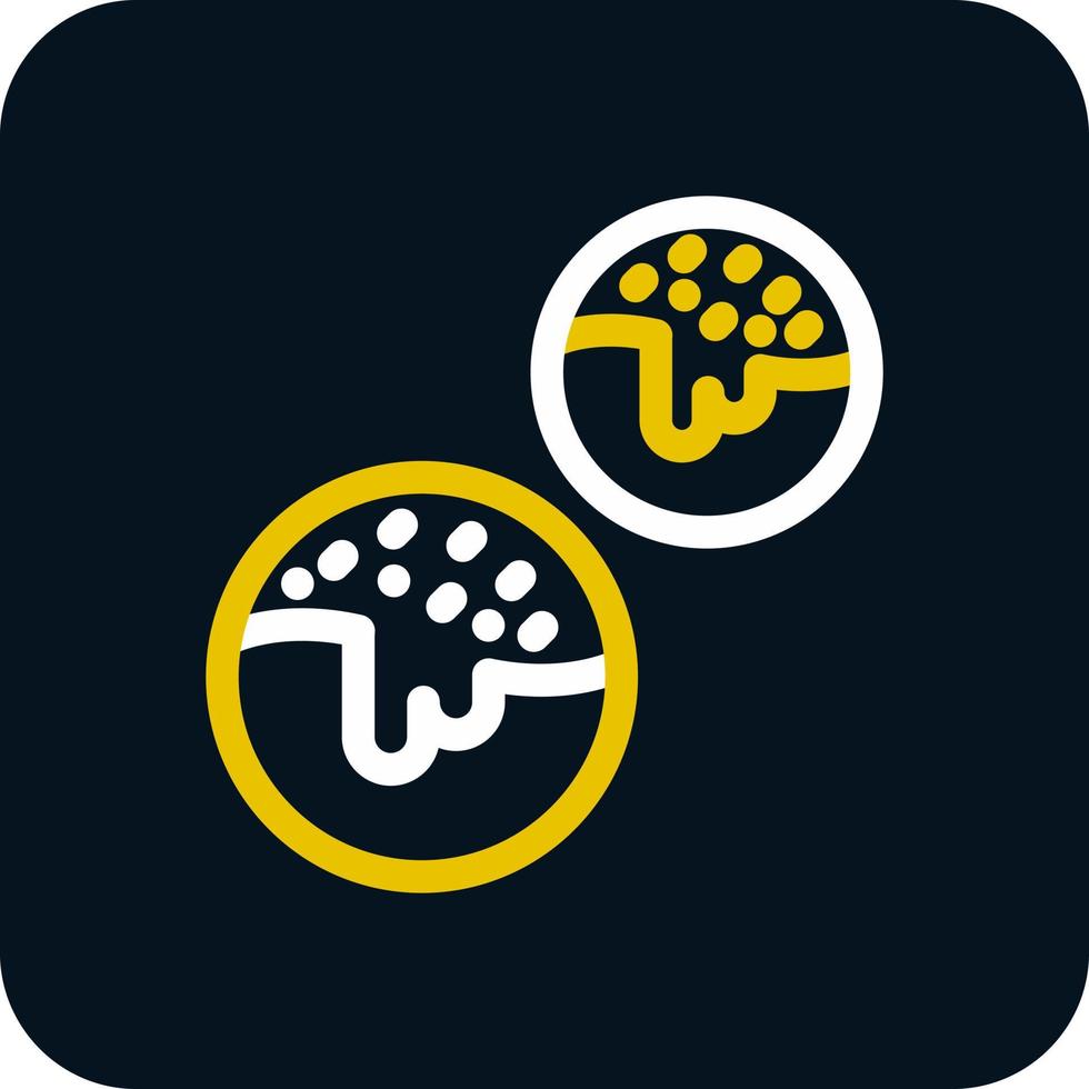 Choco Balls Vector Icon Design